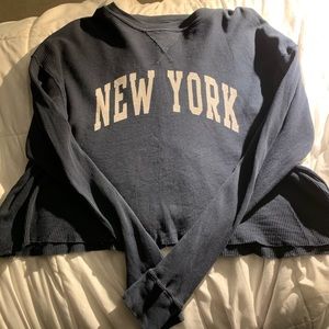 john galt cropped new york shirt